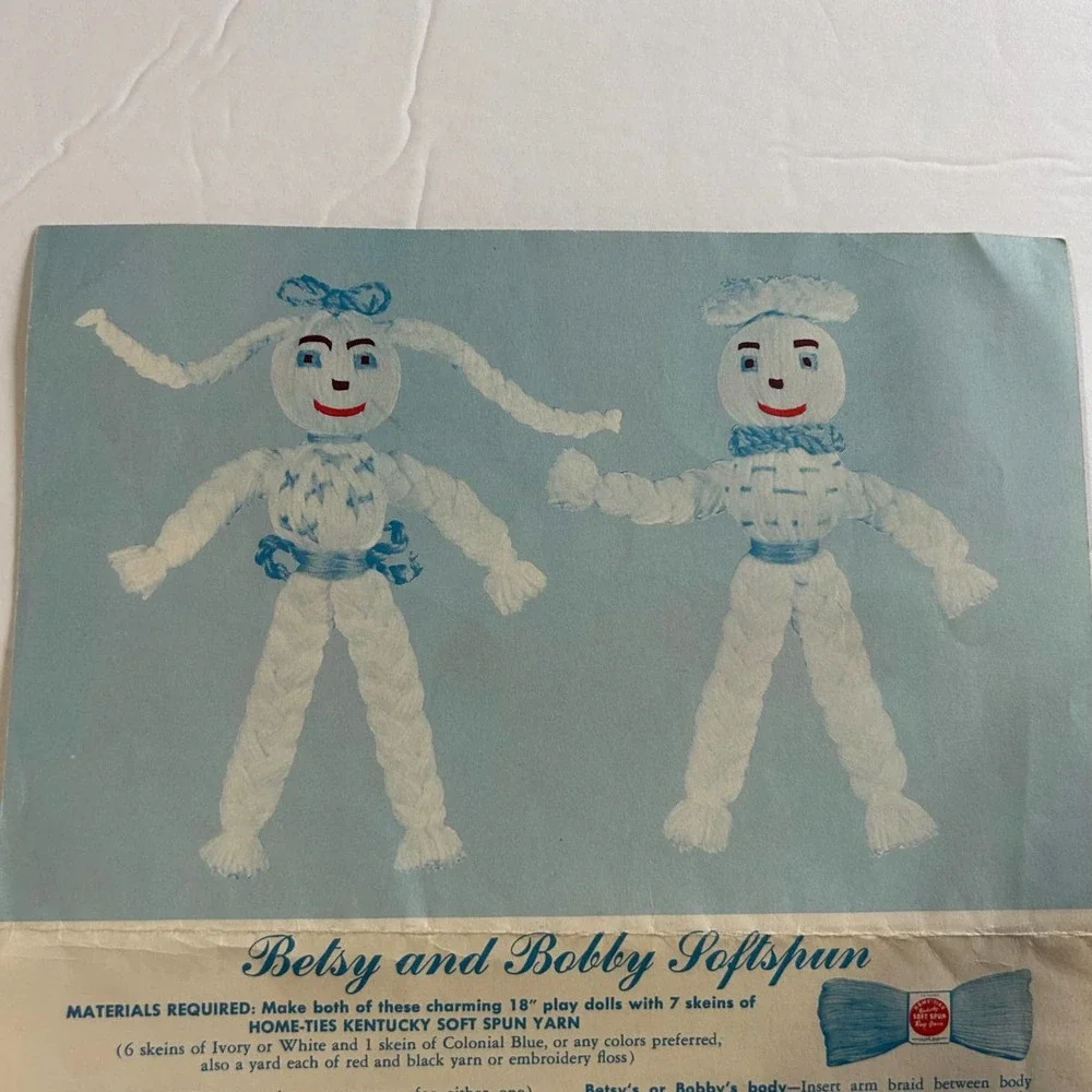 Vintage Knit/Crochet Plush and Doll Patterns Lot‎ of 4 HTF RARE